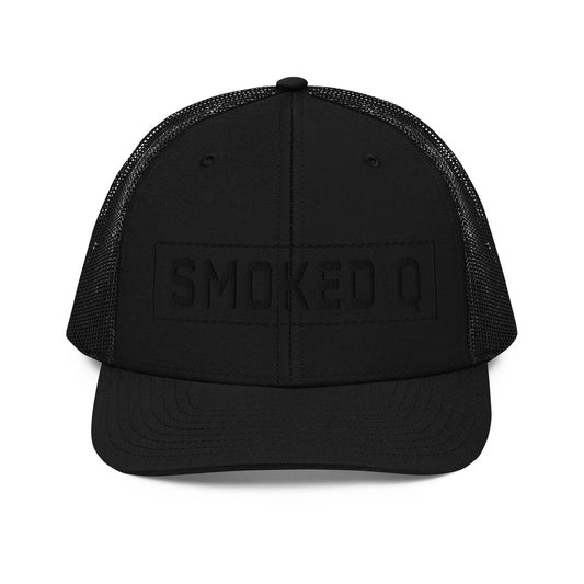 Smoked Q Blackout R112 Trucker Cap